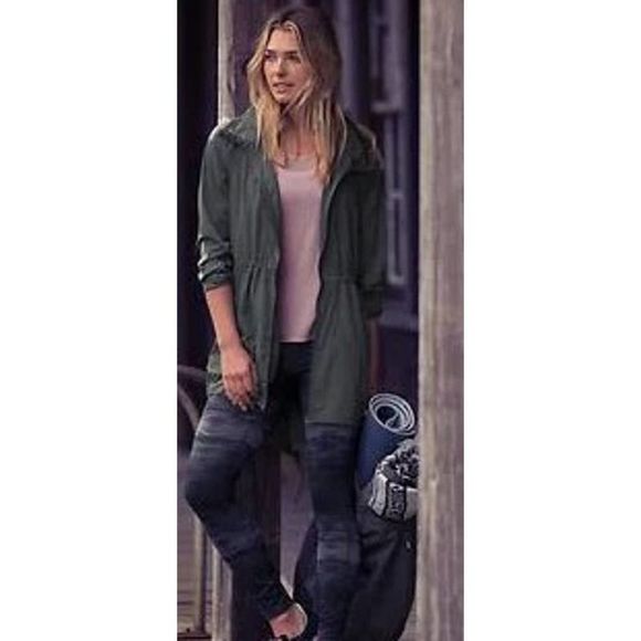 Athleta Jackets & Coats Athleta Green Drippityjacket Sz S Poshmark